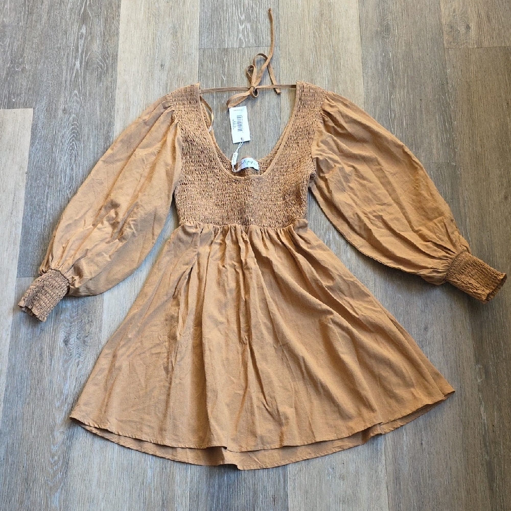 Petal & Pup Tan Mini Dress